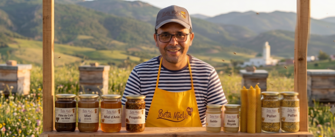 BetaMiel apiculteur Sefrou Maroc miel pur propolis café au miel produits ruche